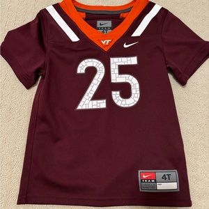 Virginia tech #25 toddler jersey 4T